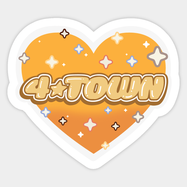 4*TOWN! (Priya's) Sticker by HoneyLiss